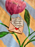 Begin Again Enamel Pin