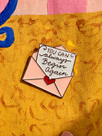 Begin Again Enamel Pin