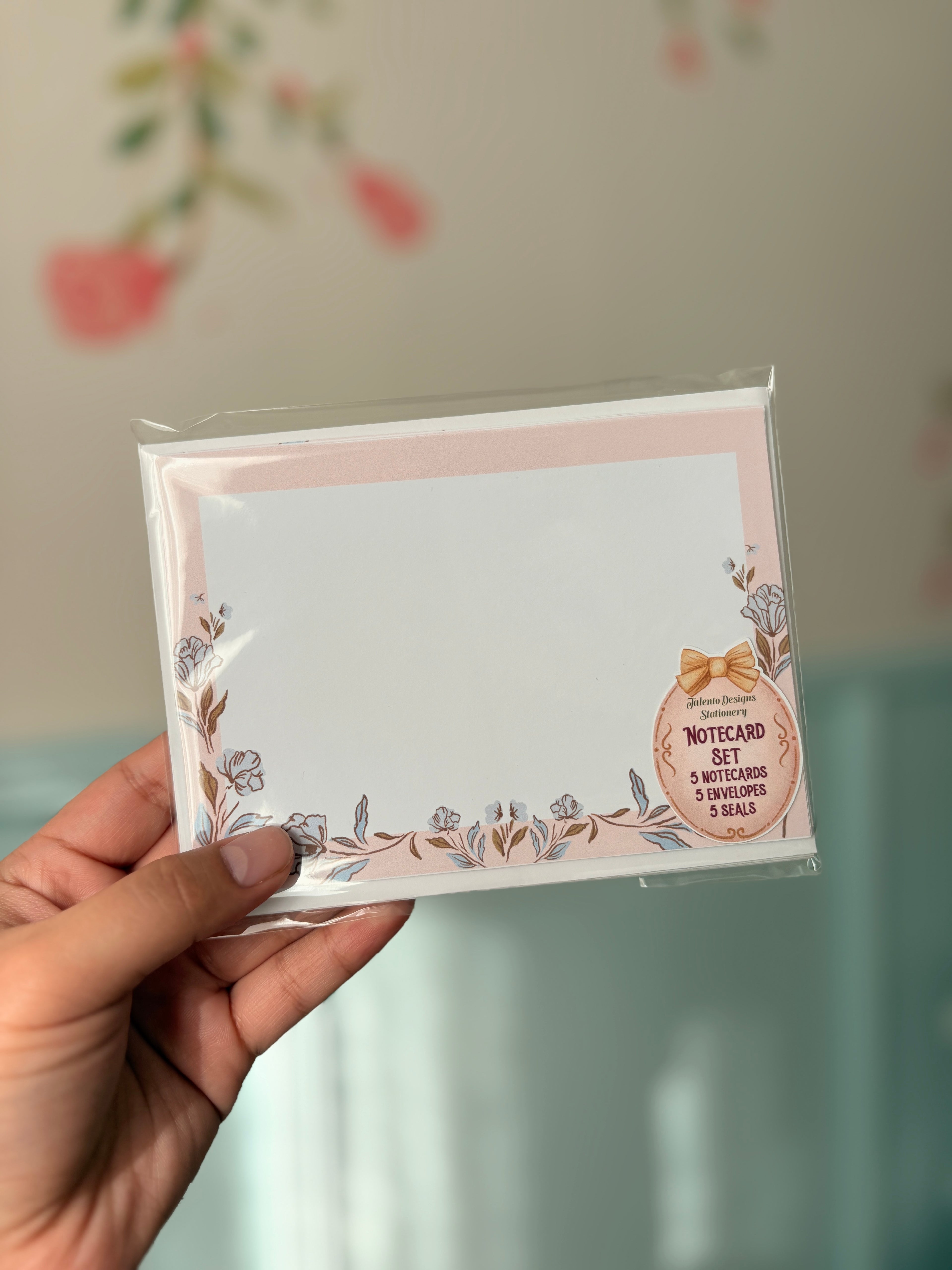 Delphinium 4R Notecard Set