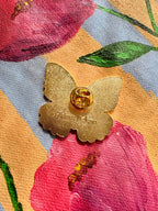 Fleurs du Papillon Enamel Pin
