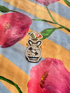 Flowers for Lola Enamel Pin