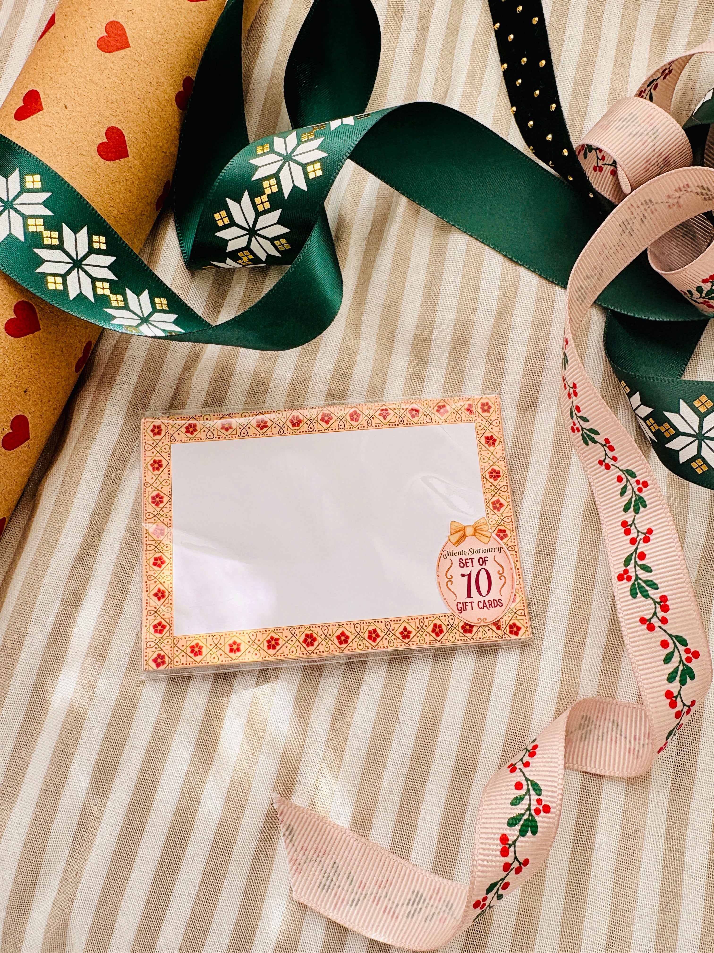 Yellow Topaz Gift Card Set