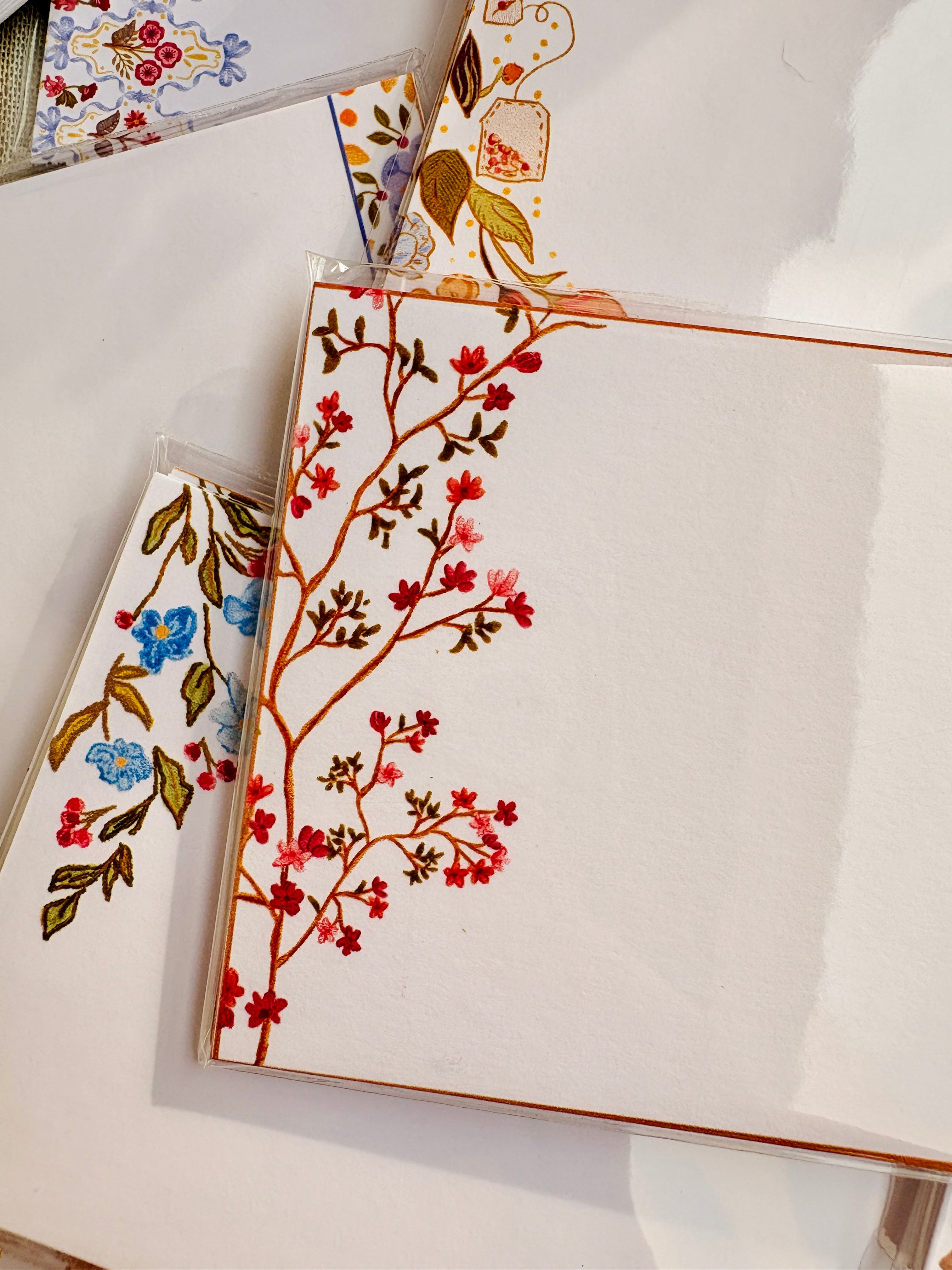 Rosy Posy Gift Card Set