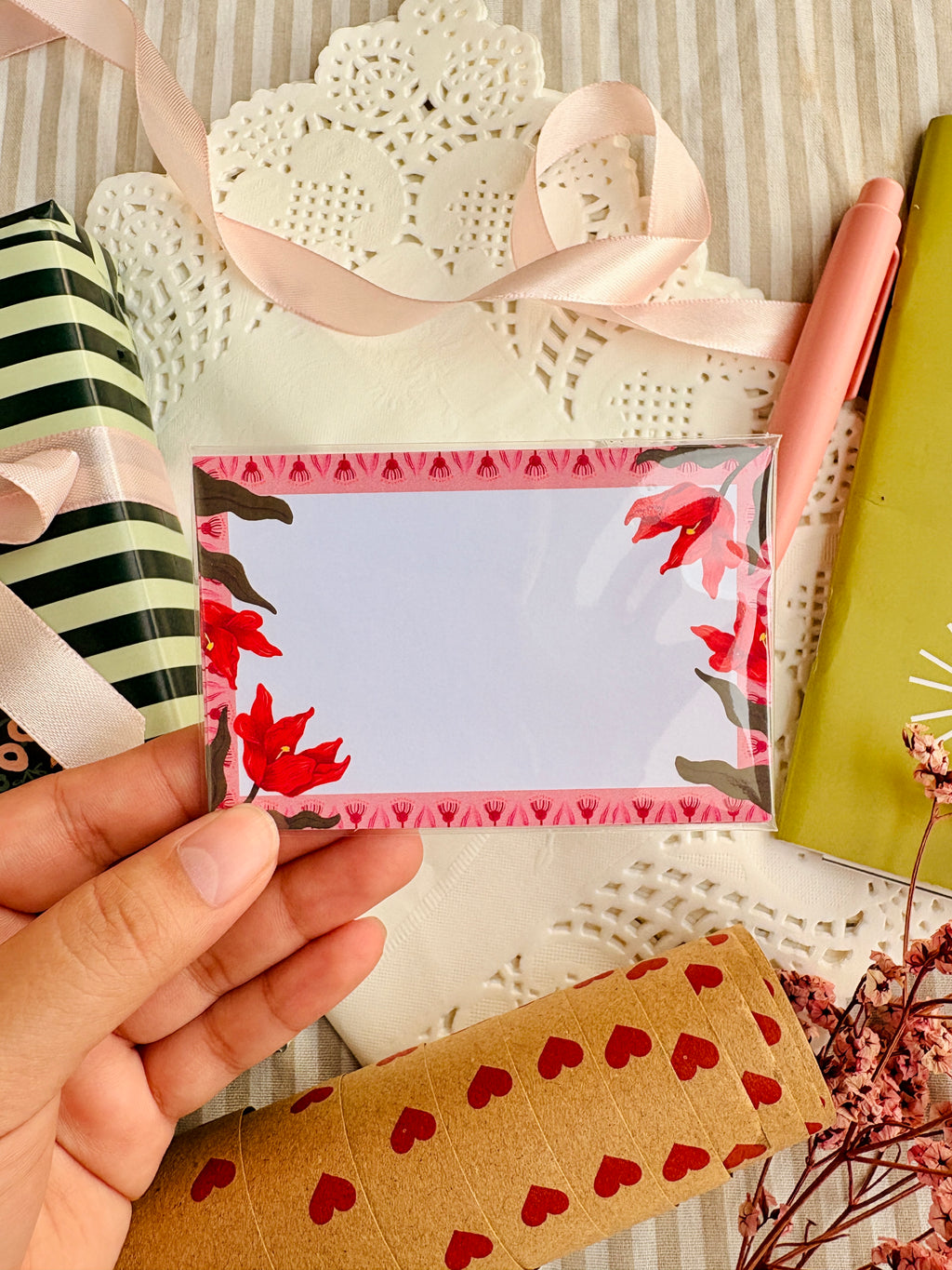 Poinsettias Gift Card Set