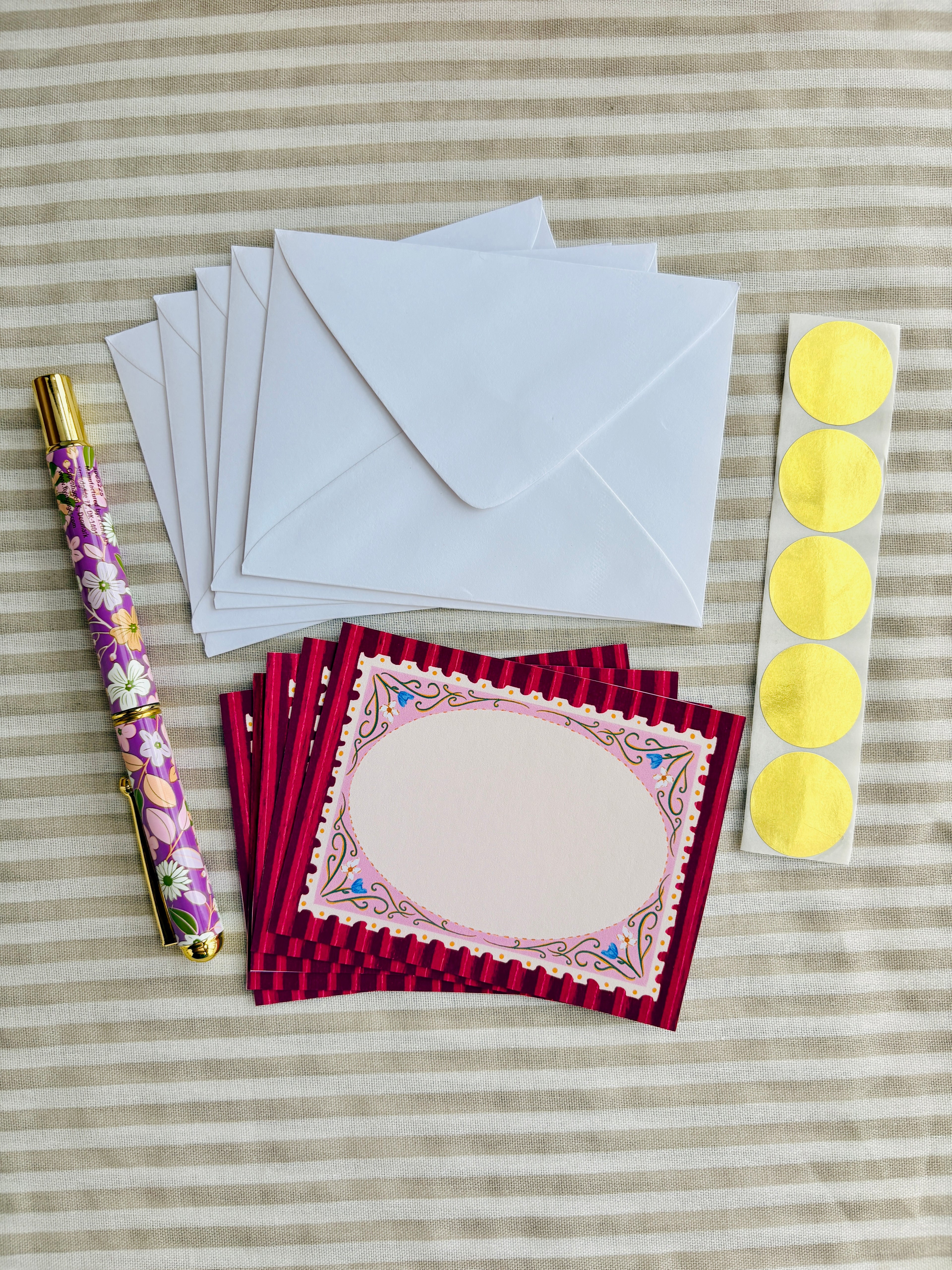 Valentina 3R Notecard Set