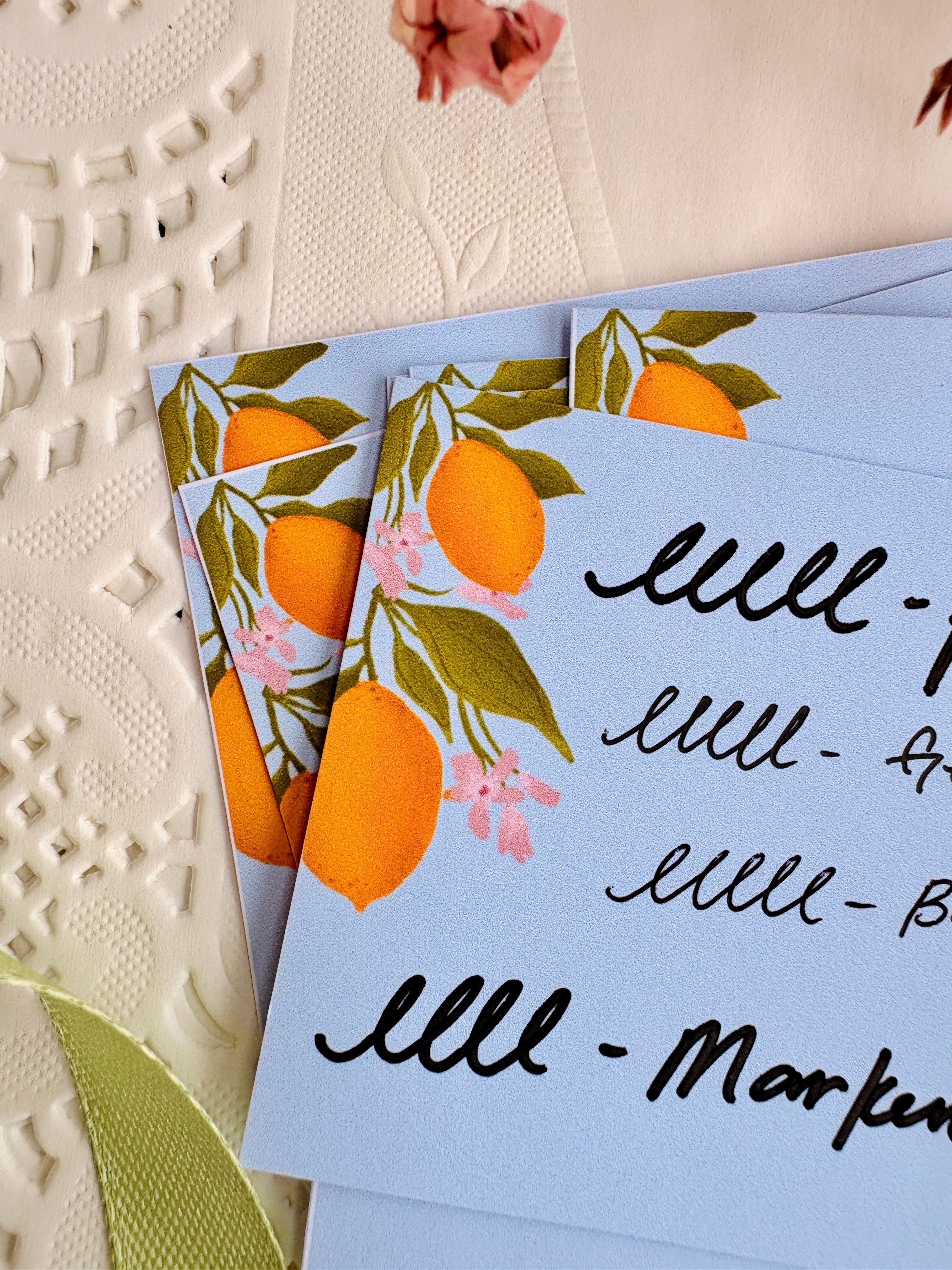 Lemons Gift Card Set