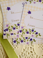 Buttermilk Gingham Gift Card Set