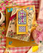 Honey Glow Foiled Bookmark