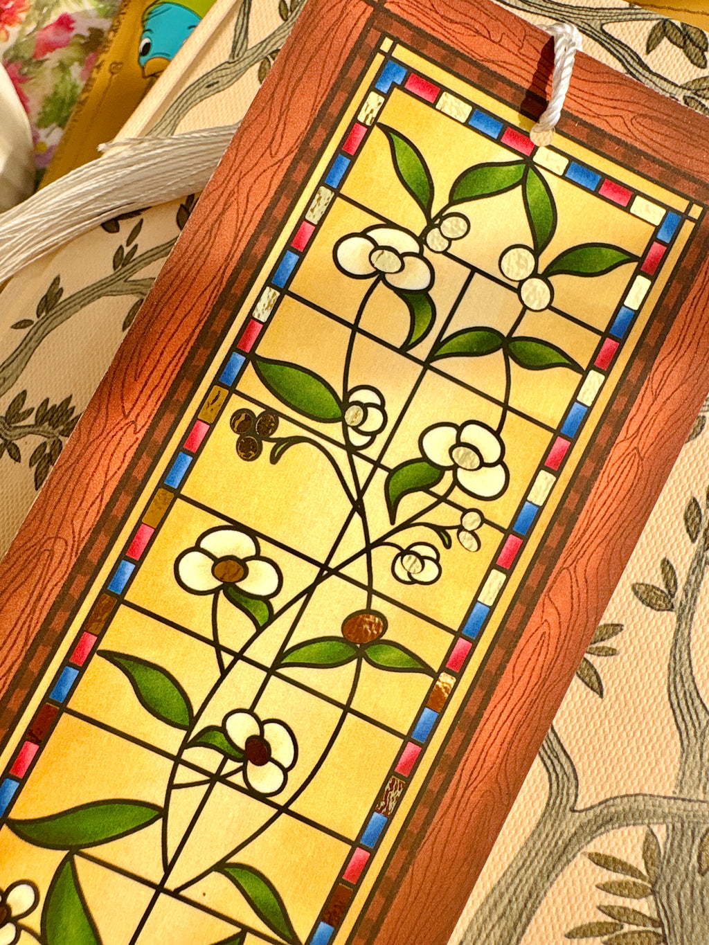 Maple Mist Foiled Bookmark