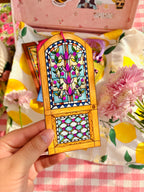 Honey Glow Foiled Bookmark