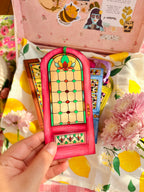 Rose Light Foiled Bookmark