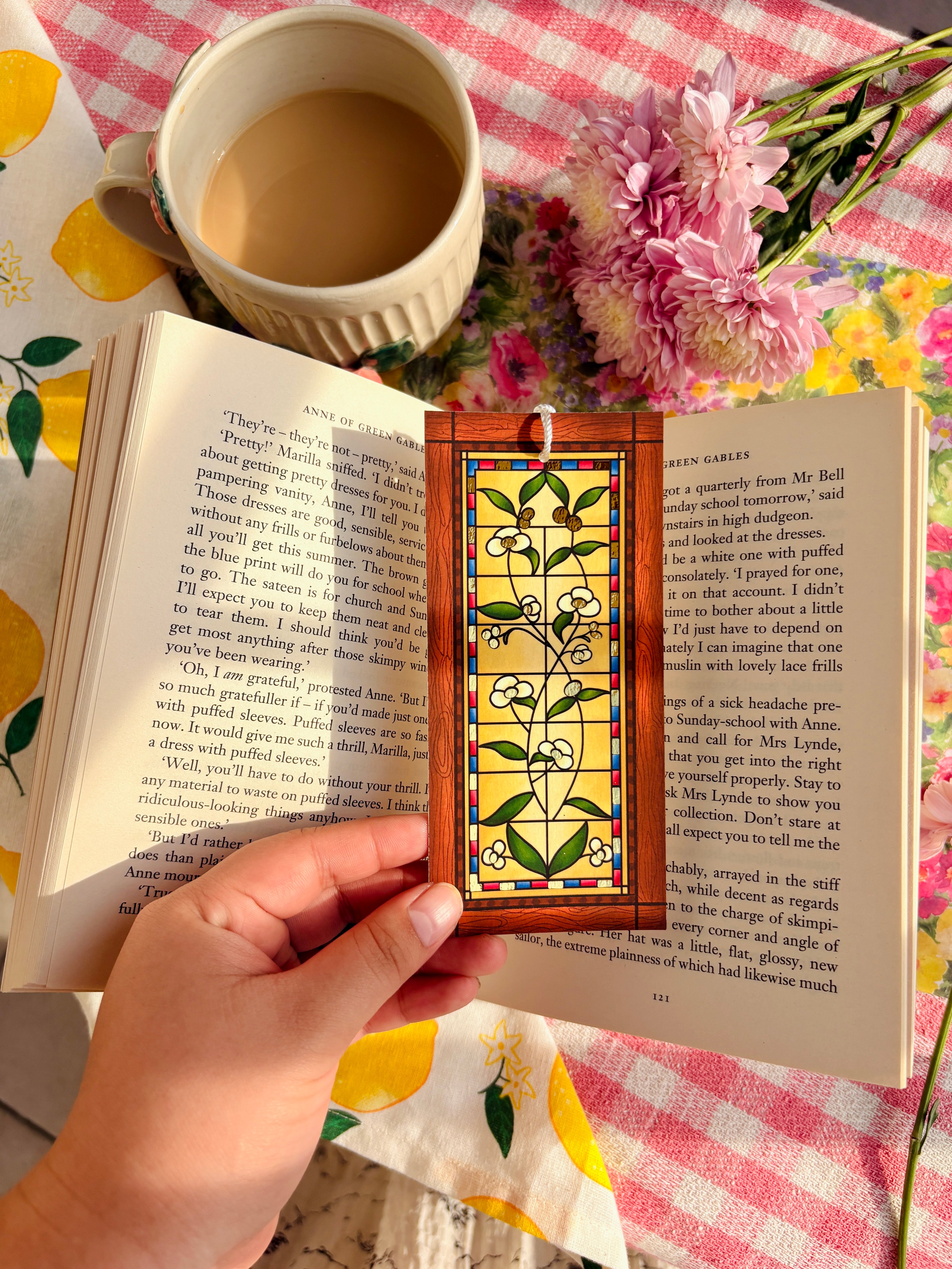 Maple Mist Foiled Bookmark