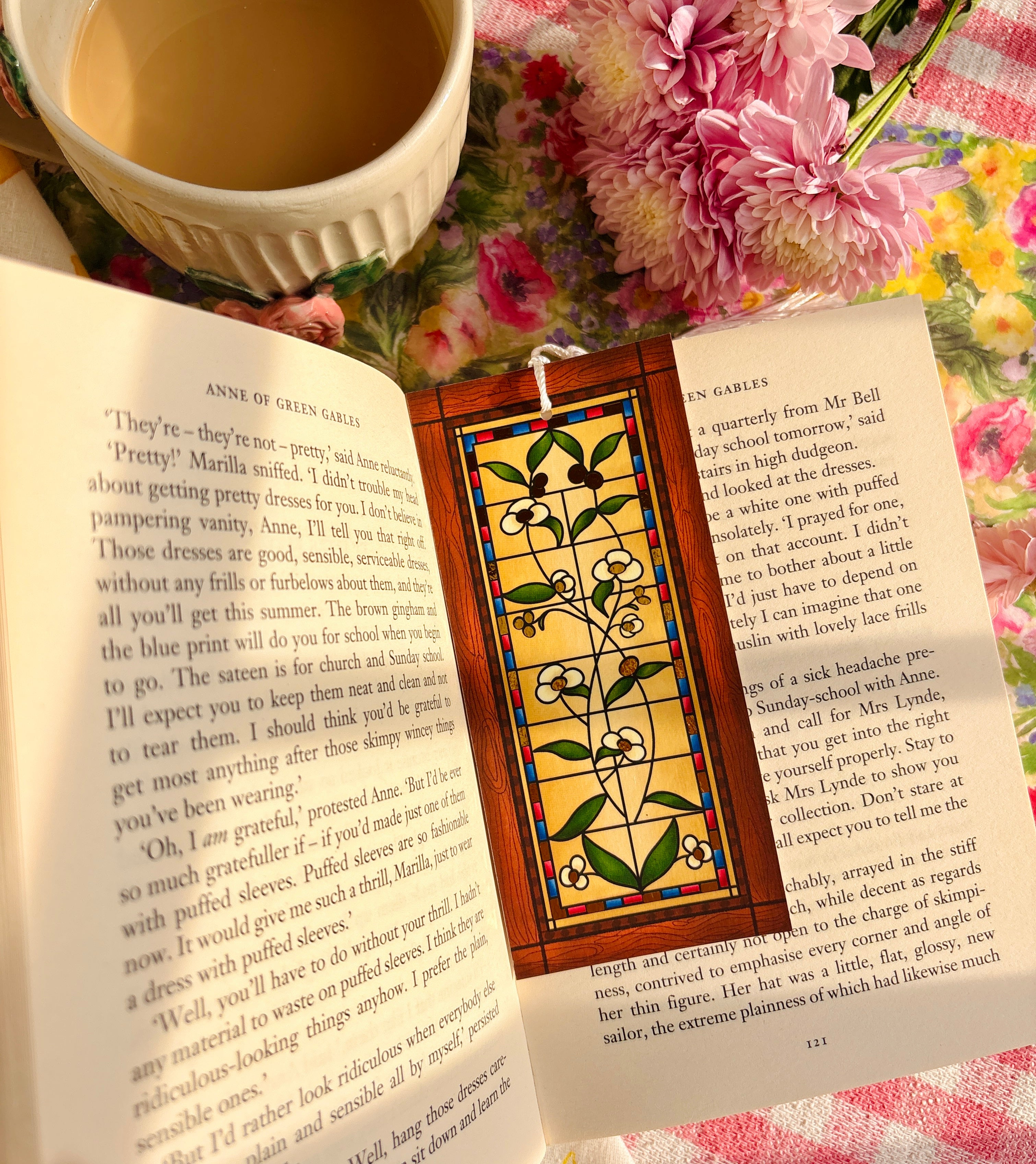 Maple Mist Foiled Bookmark