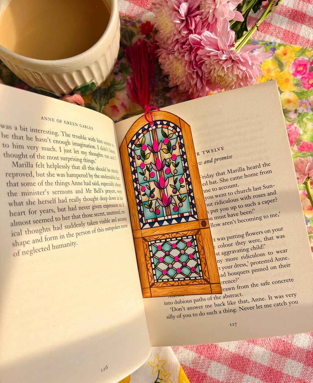 Honey Glow Foiled Bookmark