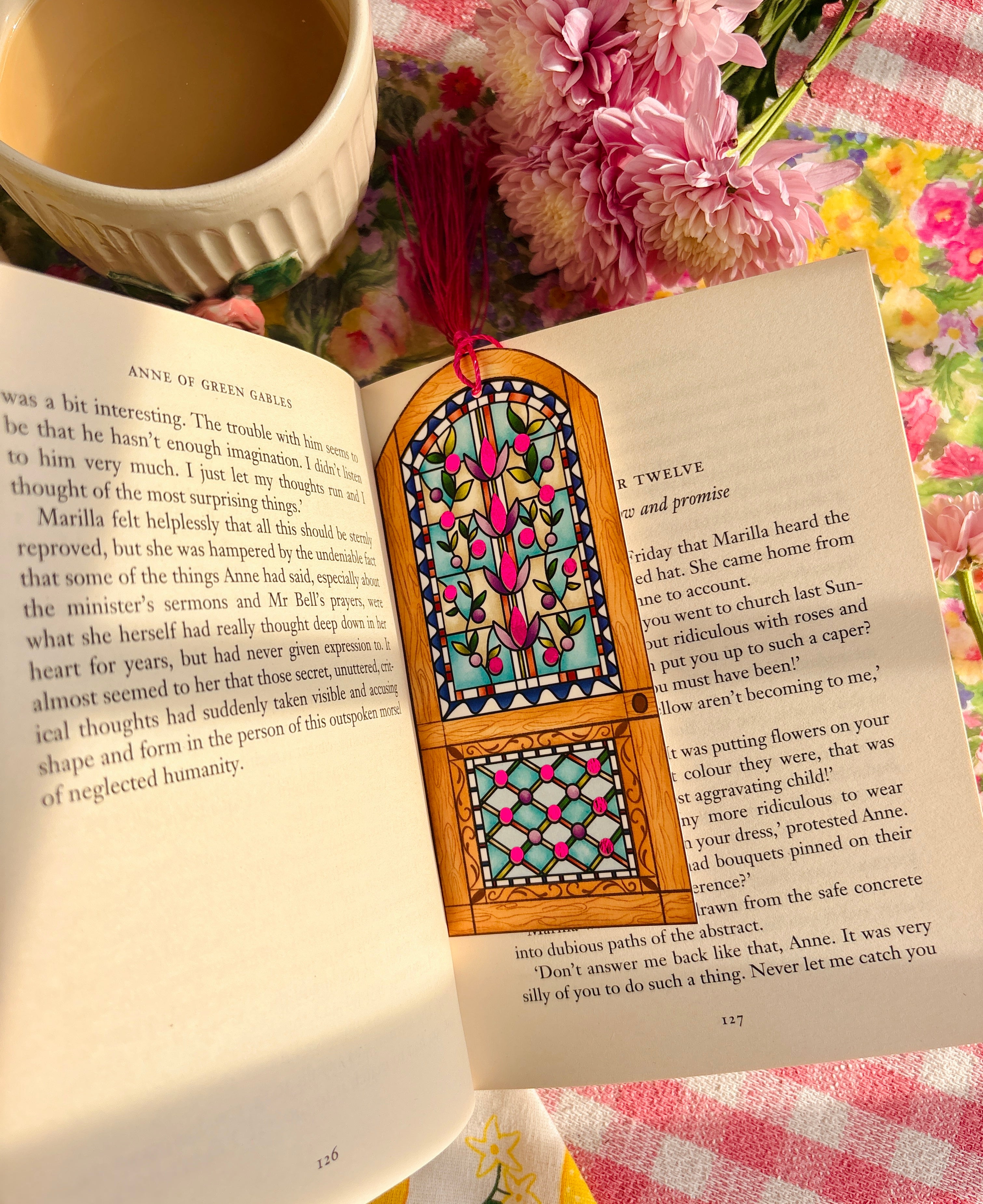 Honey Glow Foiled Bookmark