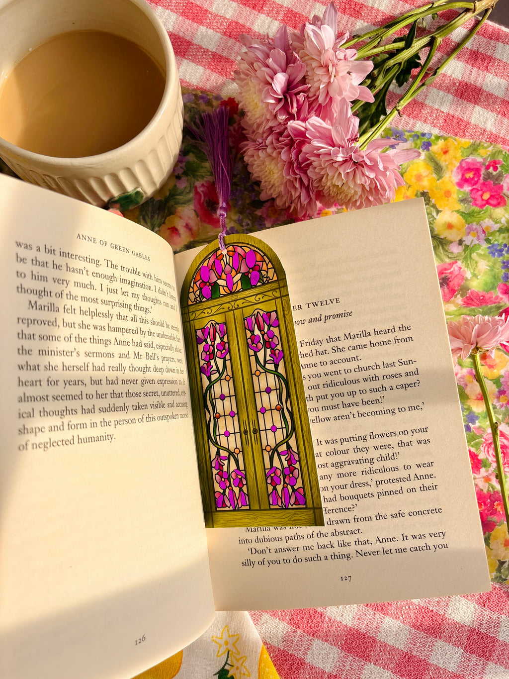 Willow Mist Foiled Bookmark