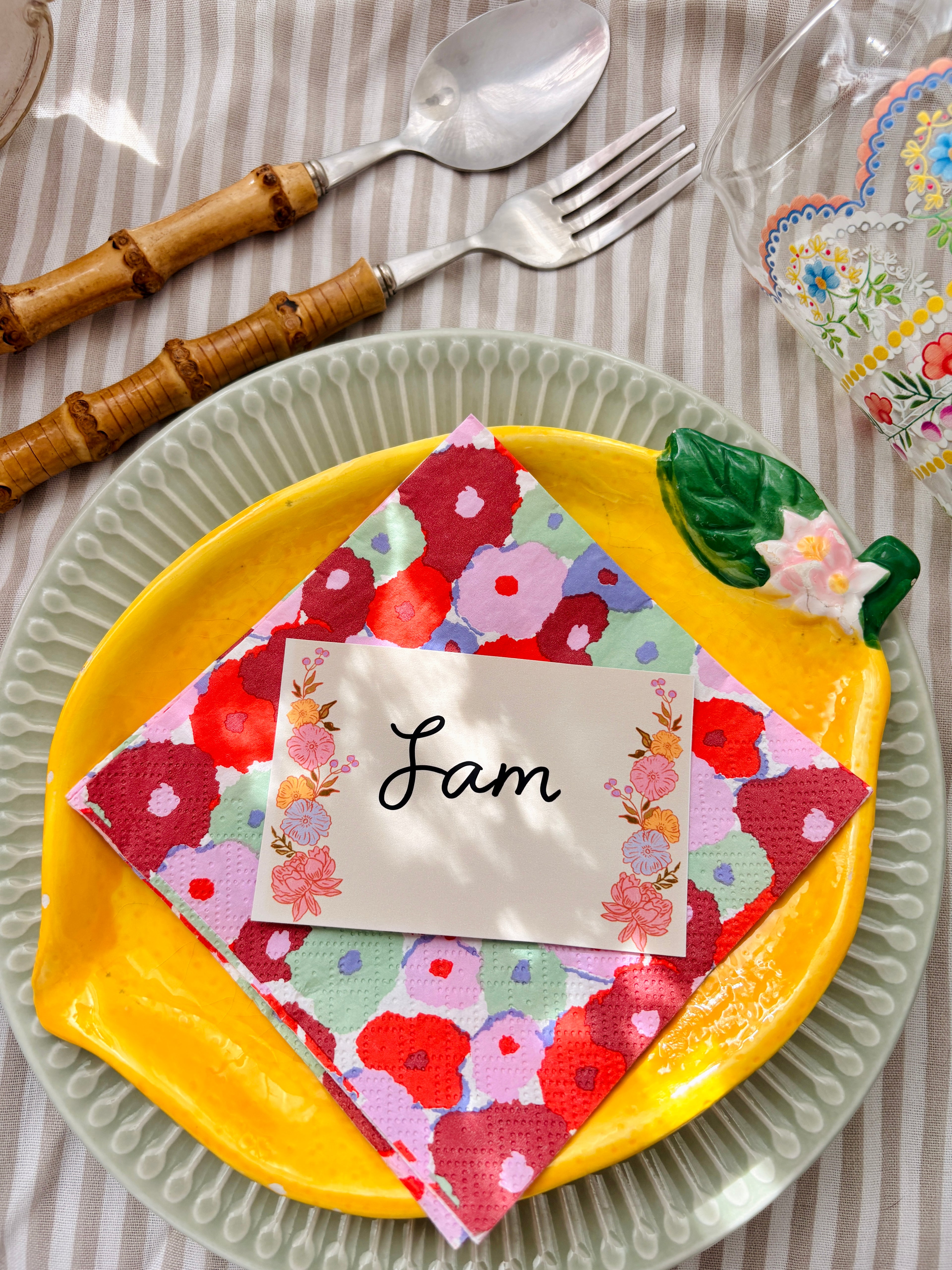 Pastel Wreath Gift Card Set