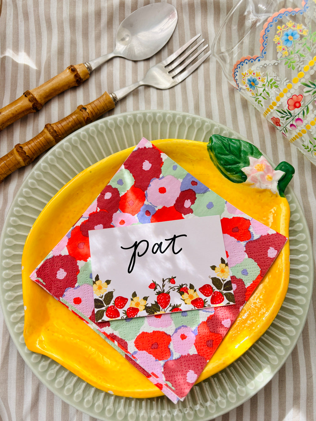 Strawberries Gift Card Set